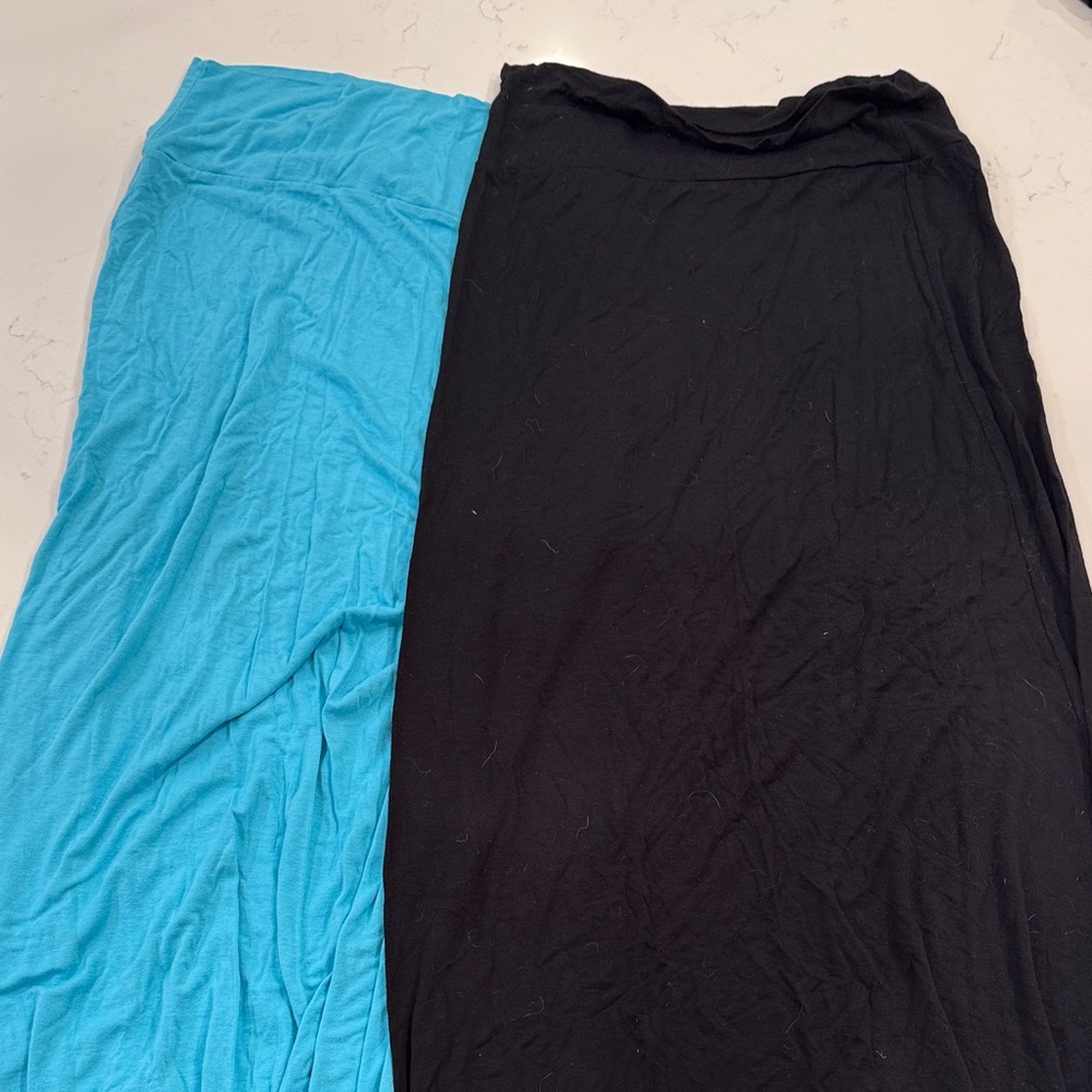 Elegant Black and Blue Women's Skirt
